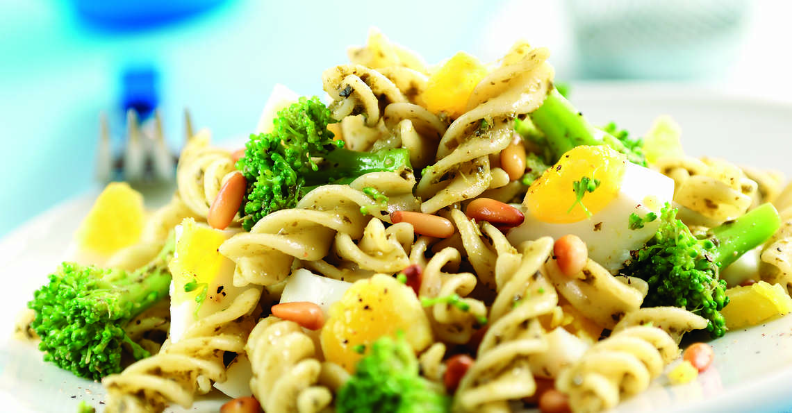 Egg and broccoli pasta recipe