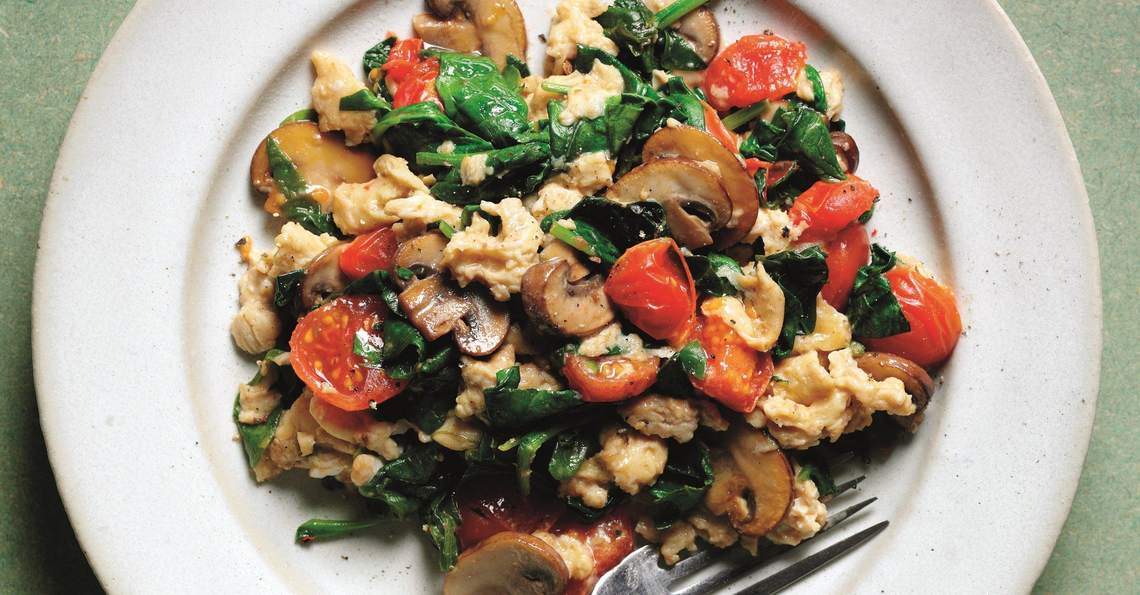 Vegetarian Breakfast Scrambled Eggs