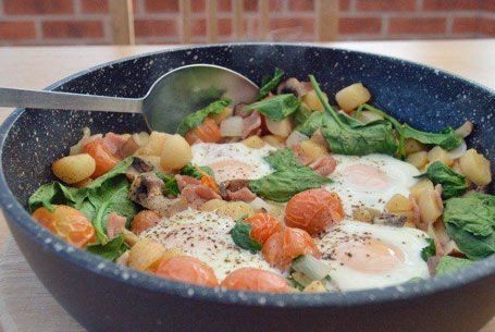 One pan healthy breakfast