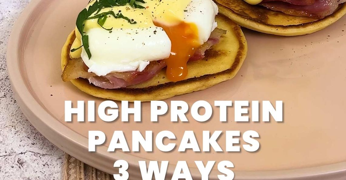 Video about high protein pancakes