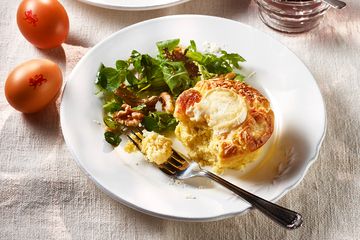 Twice baked cheese soufflés 