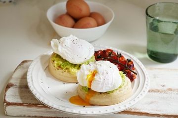Poached eggs